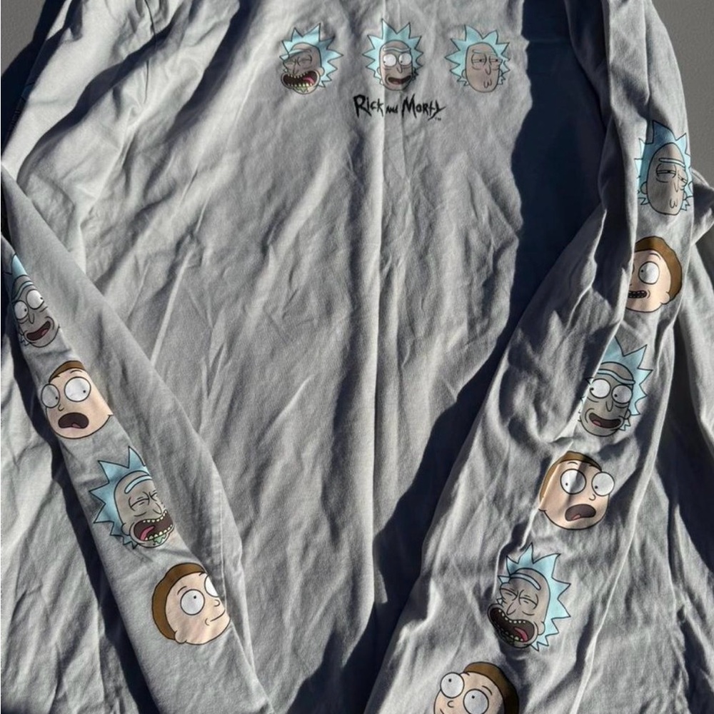 Rick and Morty Graphic Long Sleeve Shirt